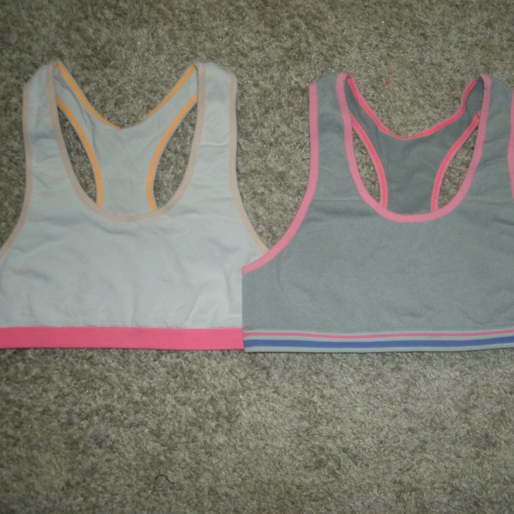 Pre-owned 2 kids sport bras (No padding)